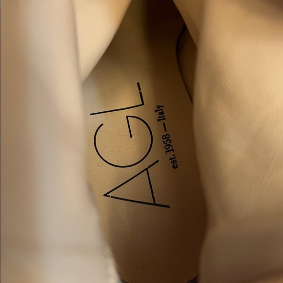 AGL ATTILIO GIUSTI LEOMBRUNI VETA SUEDE ANKLE BOOTS 35=5  COGNAC BROWN - Picture 6 of 16